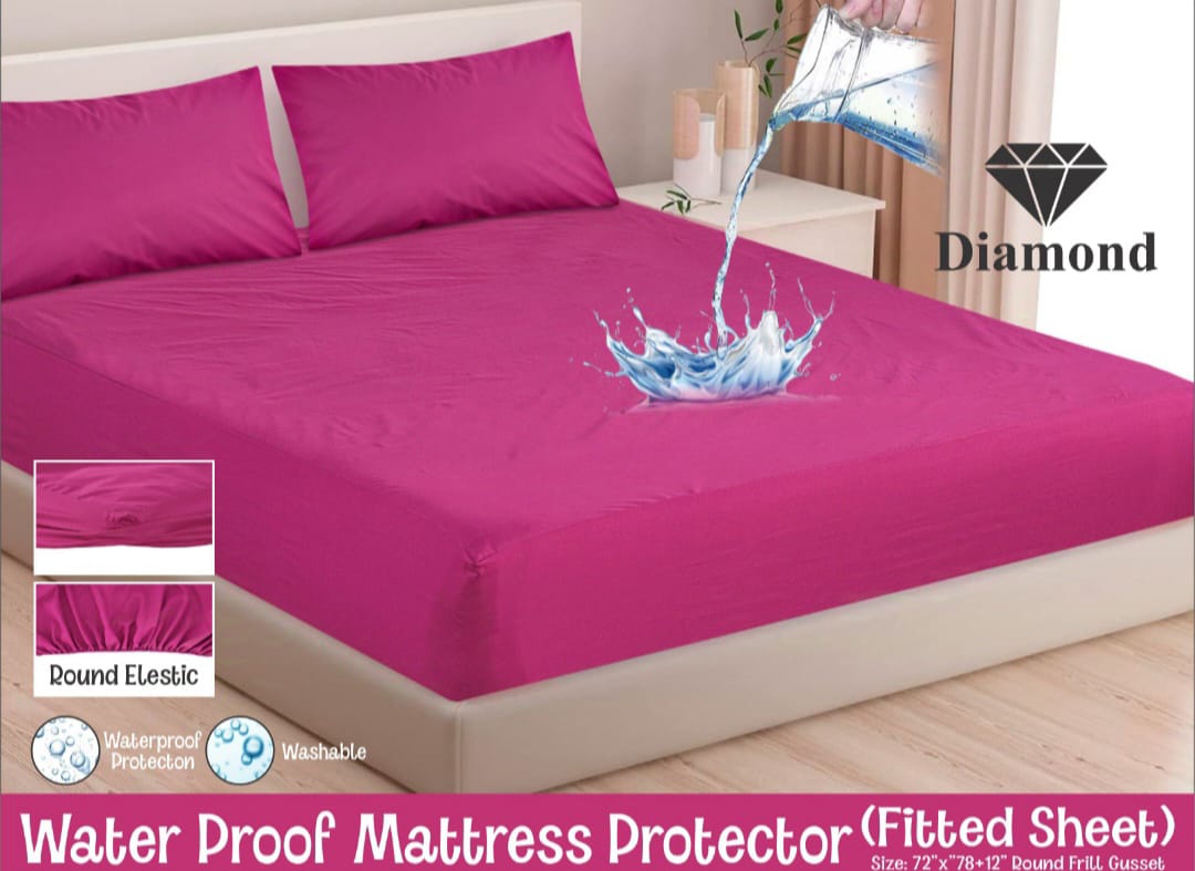 Waterproof Mattress Protector Flannel Fabric (Comfortable& Super Soft)